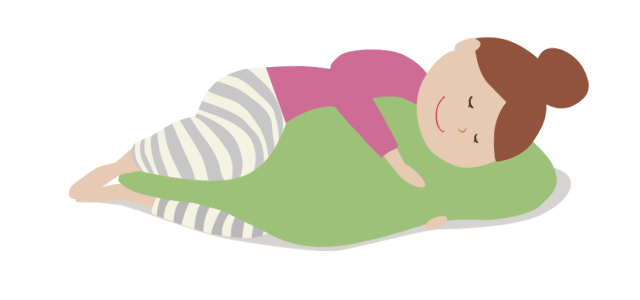 妊婦さんのための抱き枕エムールのマムピロー | エムール睡眠・生活研究所